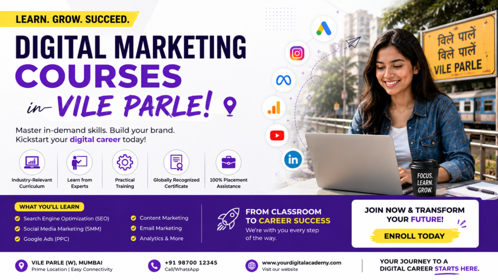 best digital marketing courses in vileparle